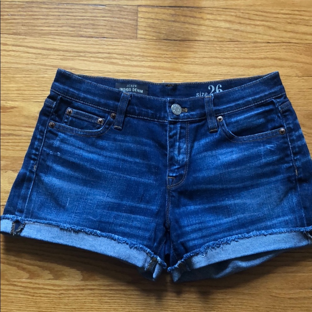 Jcrew Indigo Denim Jean Shorts